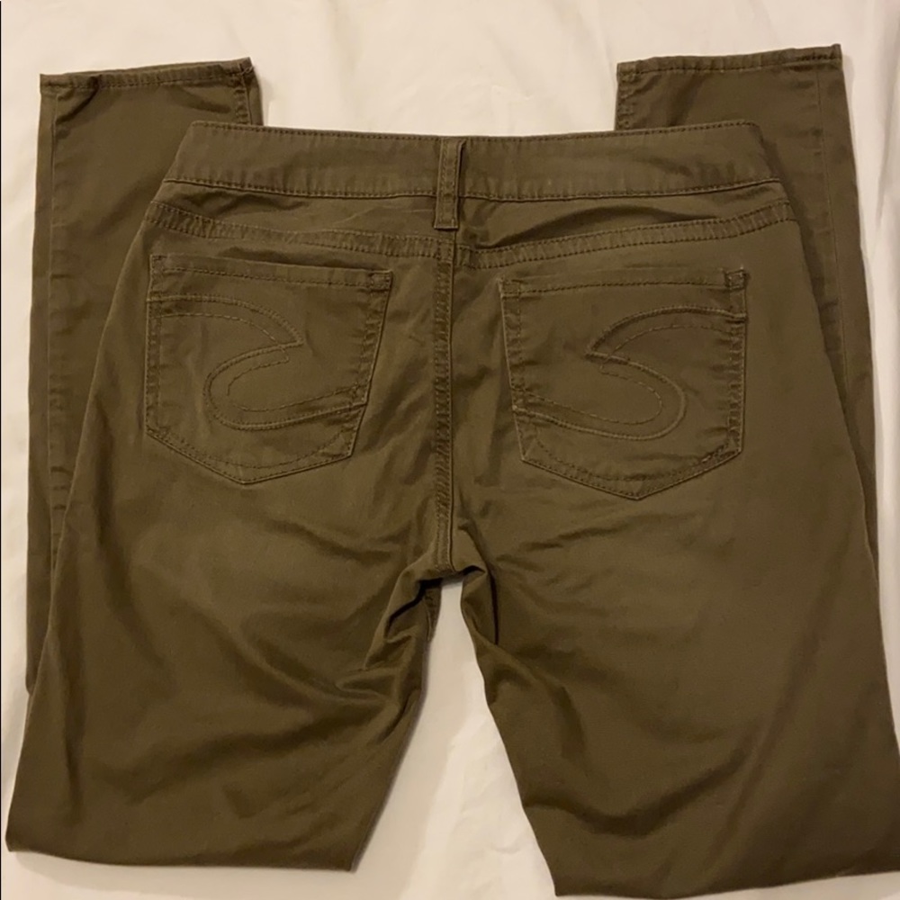 Silver Skinny Pants size 27x29